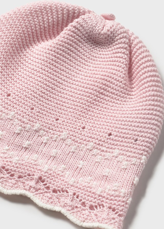 tutina in tricot con cappellino