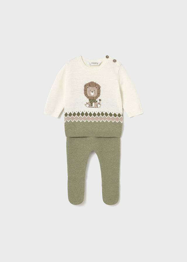 Tutina spezzata in tricot