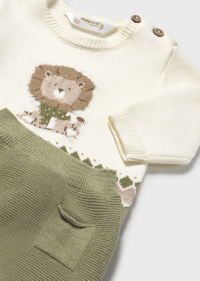 Tutina spezzata in tricot