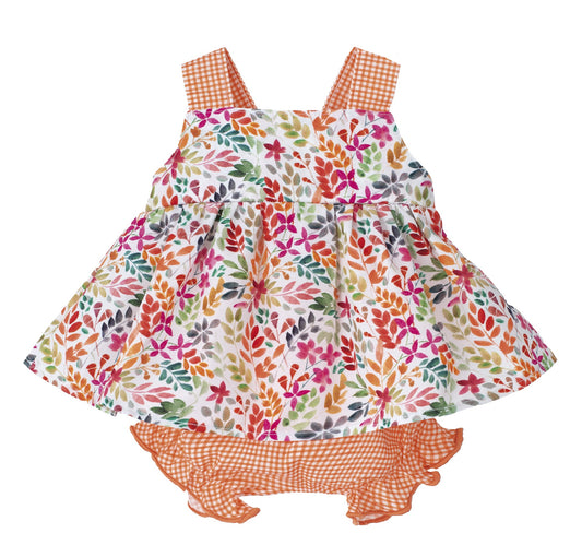 Completo blusa con fiocco e coulotte