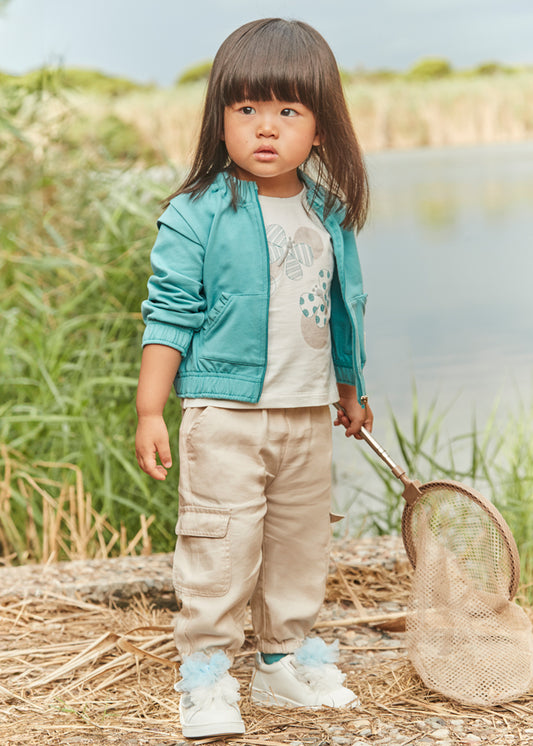 Pantalone cargo in cotone