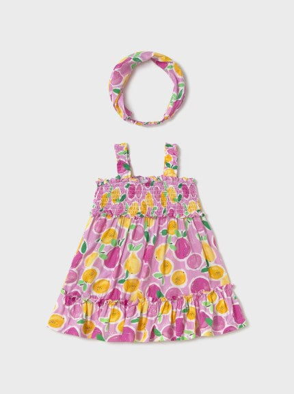 Abito fantasia con fascia