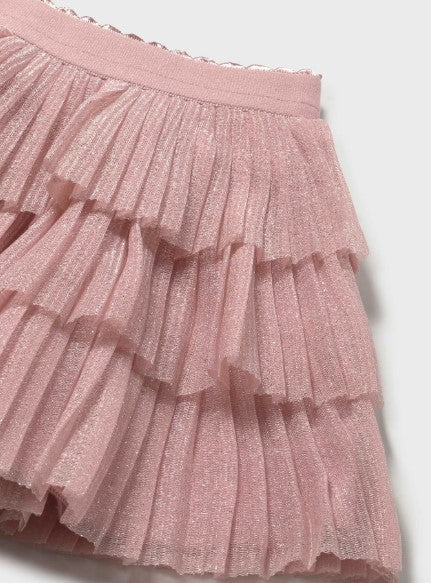 Gonna in tulle plissettata