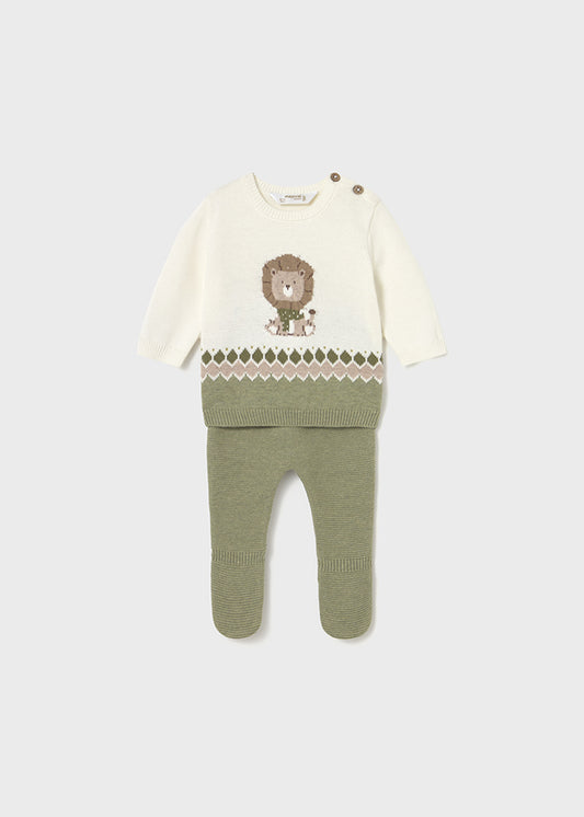 Tutina spezzata in tricot