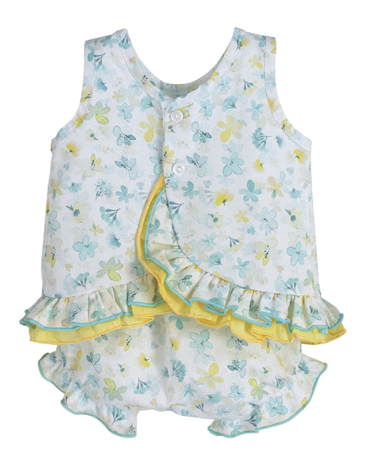 Completo blusa con fiocco e coulotte