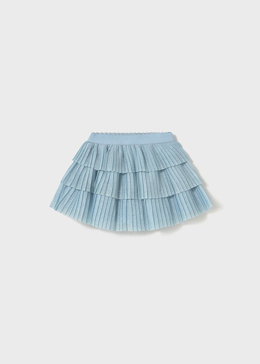 Gonna in tulle plissettata