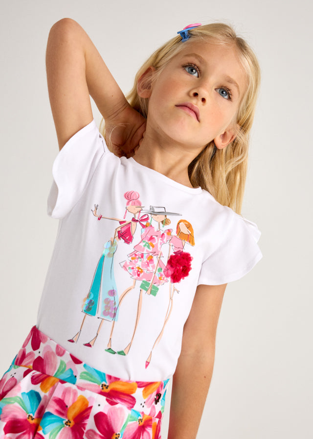 T-shirt con applicazioni