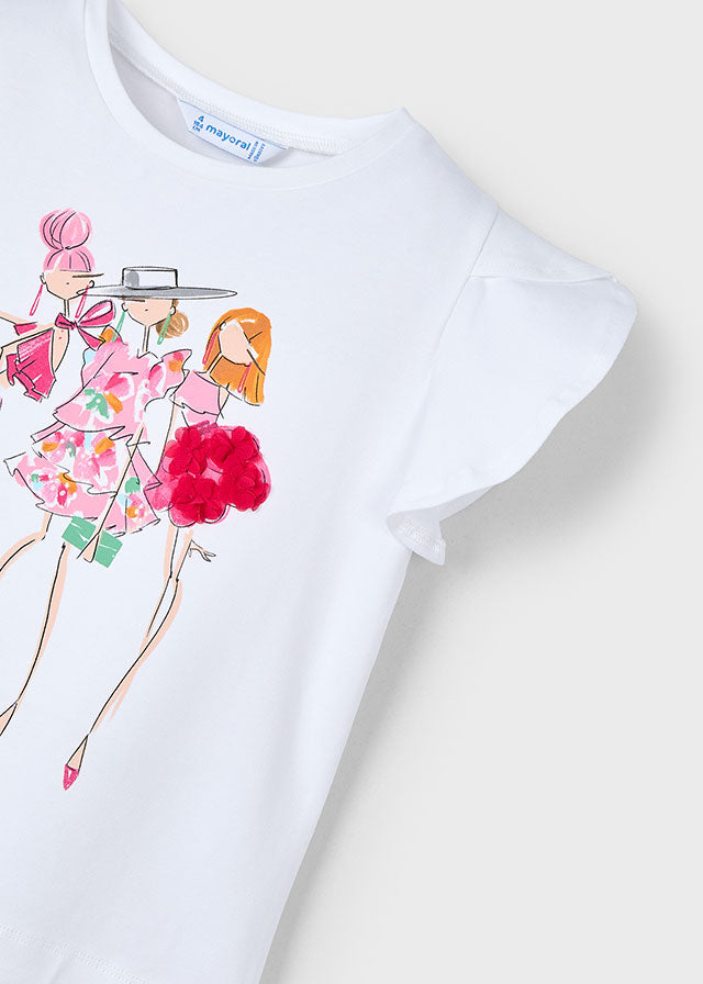 T-shirt con applicazioni