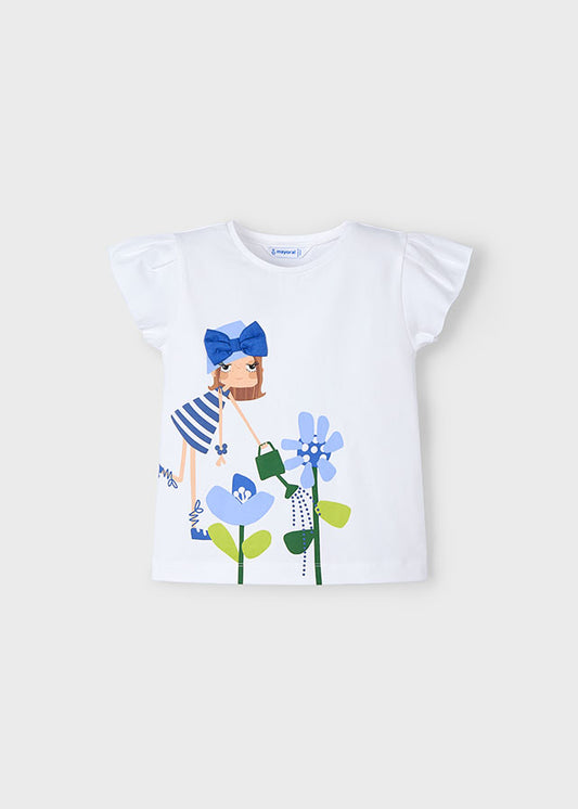 T-shirt fiori